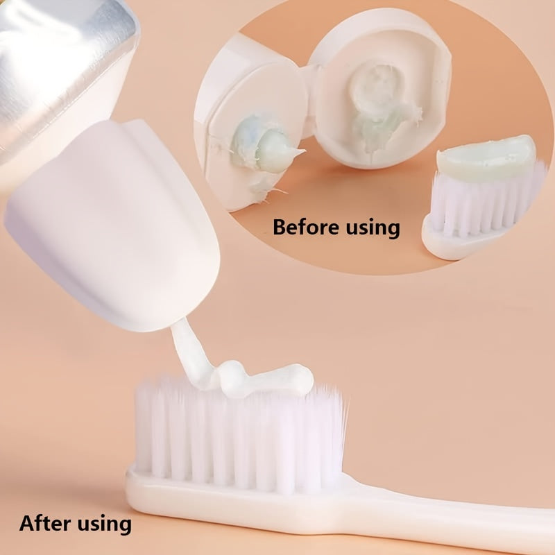 Silicone Dog Toothpaste Caps, Reusable Topper Dispensers