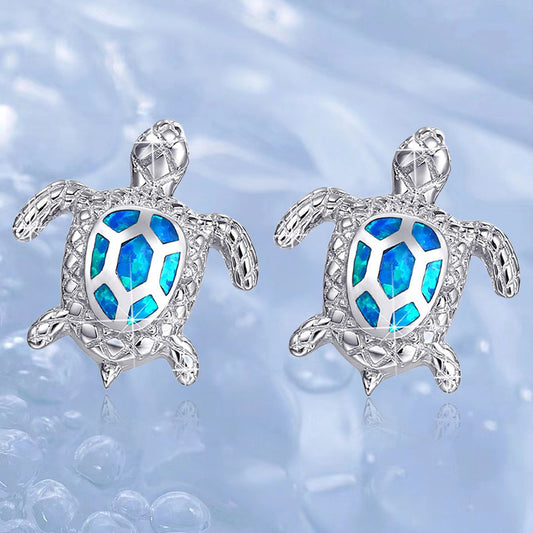 1pair Mini Turtle Stud Earrings Girls Birthday Gift
