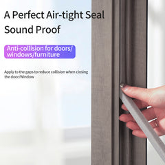 Home Sponge Soundproof Insulation Tape Weather Stripping Door Seal Strip
