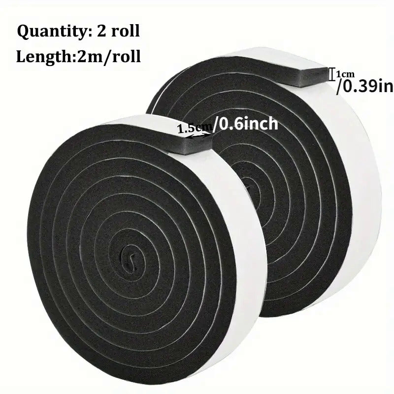 Home Sponge Soundproof Insulation Tape Weather Stripping Door Seal Strip