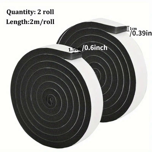 Home Sponge Soundproof Insulation Tape Weather Stripping Door Seal Strip