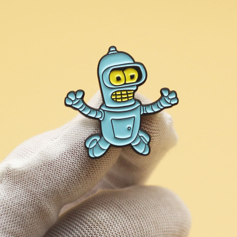 Creative Cartoon Character Enamel Pins for Backpack Clothes Cap