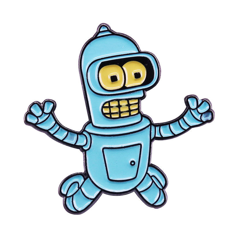 Creative Cartoon Character Enamel Pins for Backpack Clothes Cap
