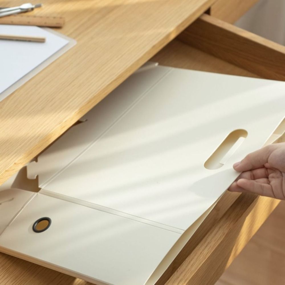 Folding Desktop Organizer Storage Box for Office Documents