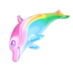 Inflatable Dolphin Beach Swimming Rings Kids Toy Pool Float Water Toys