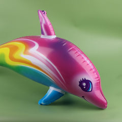 Inflatable Dolphin Beach Swimming Rings Kids Toy Pool Float Water Toys