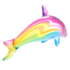 Inflatable Dolphin Beach Swimming Rings Kids Toy Pool Float Water Toys