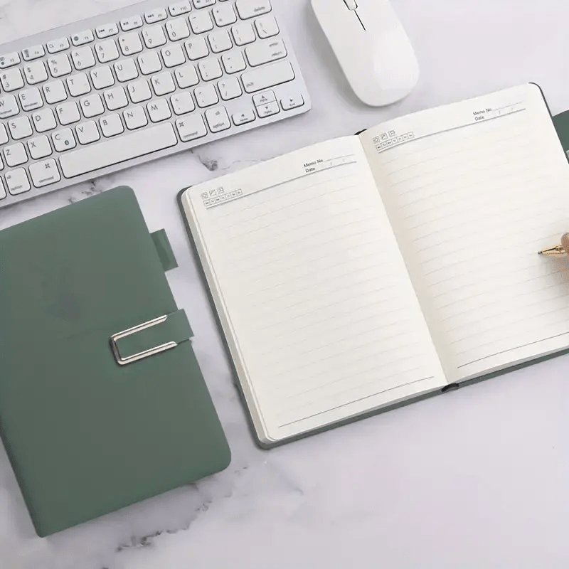 A5 Softcover Notebook Leather Buckle 160 Pages