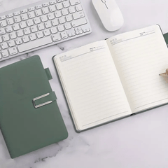 A5 Softcover Notebook Leather Buckle 160 Pages
