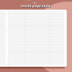 200 Pages Colorful Plaid Notebook Grid Pages Daily JournalAgenda Planner