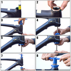 Bike Bearing Press Tool Kit - Easy Headset Installation