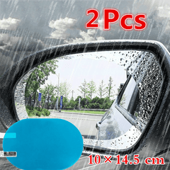 2 Pcs Car Rearview Mirror Rainproof Anti-Fog Protective Film