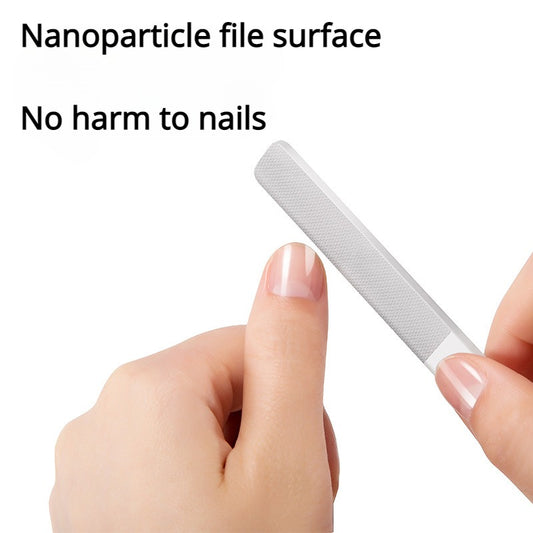 3 Pcs Nano Glass Nail Files For Natural Nails and Acrylic Nail Filer