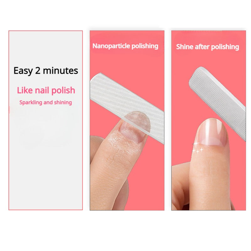 3 Pcs Nano Glass Nail Files For Natural Nails and Acrylic Nail Filer