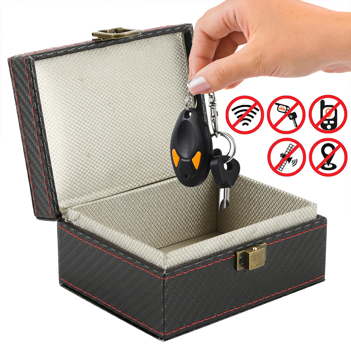 Car Key Signal Blocking Cage Anti-Theft Faraday Box