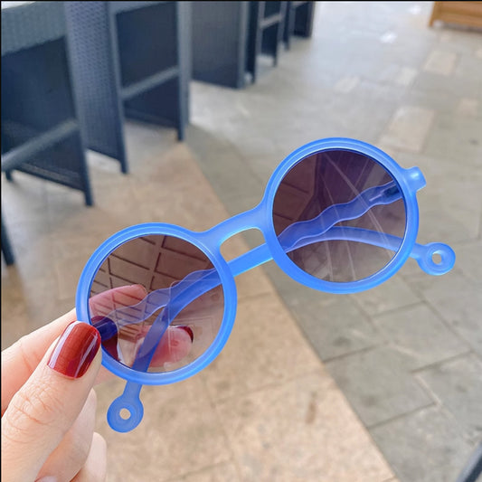 Girl's Round Polarized Sunglasses UV400 Protection
