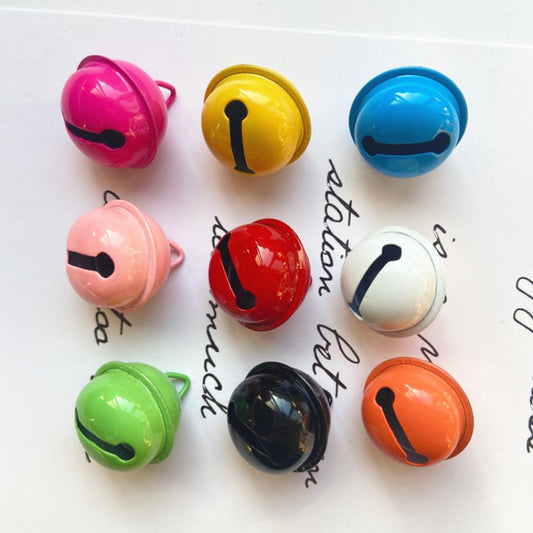 1pc Candy 22mm Colored Bell DIY Keychain Accessory Christmas Met