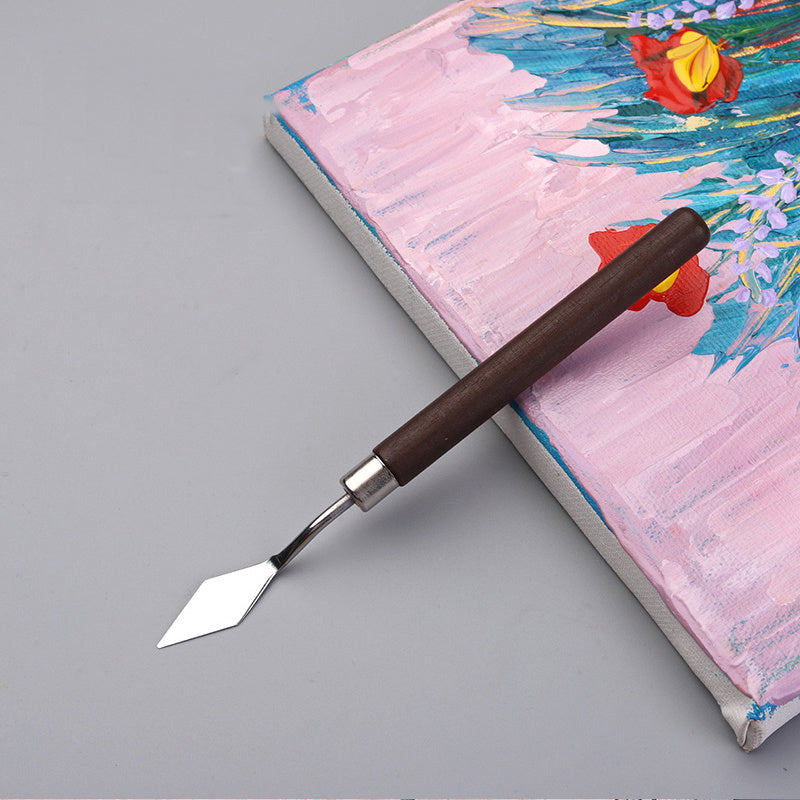 7PCS Wooden Handle Brush Art Scraper Paint Scraper Painting Scrapper