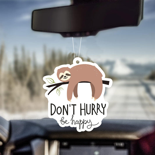 Happy Sloth Car Aromatherapy Sachets Air Freshener Fragrance Pendant