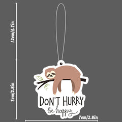 Happy Sloth Car Aromatherapy Sachets Air Freshener Fragrance Pendant
