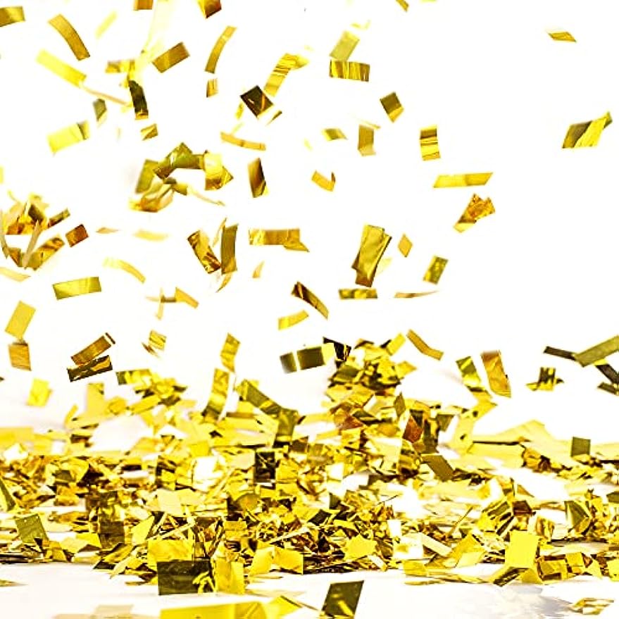 200g Golden Confetti Large Christmas Table Scatter Foil Confetti Wedding Party