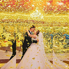 200g Golden Confetti Large Christmas Table Scatter Foil Confetti Wedding Party
