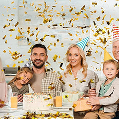 200g Golden Confetti Large Christmas Table Scatter Foil Confetti Wedding Party
