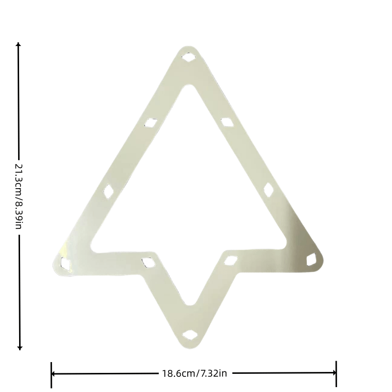144pcs Billiard Swing Ball Film Triangle Magic Rack Accessories