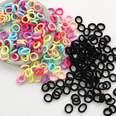 500pcs Hair Scrunchies Hair Bands Hair Holders Hair Ties Elastics Girls Headwear