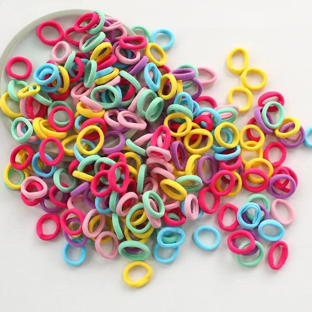 500pcs Hair Scrunchies Hair Bands Hair Holders Hair Ties Elastics Girls Headwear