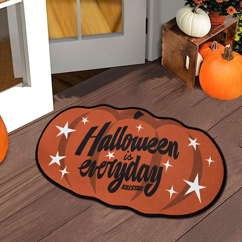 Pumpkin Pattern Rug Halloween Theme Home Decoration Carpet Bedroom Living Room