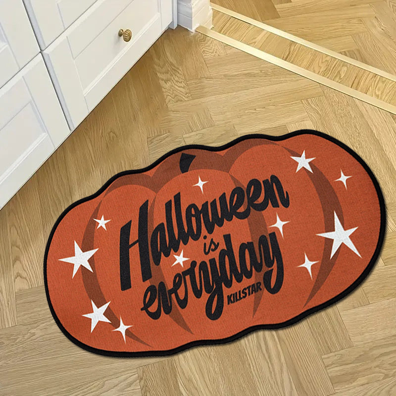 Pumpkin Pattern Rug Halloween Theme Home Decoration Carpet Bedroom Living Room