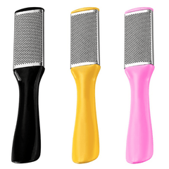 Stainless Steel Foot File Callus Remover with Plastic Handle