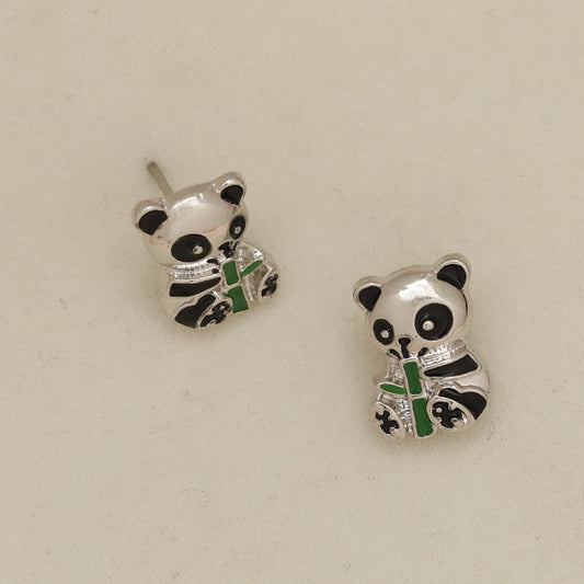 Panda Stud Earrings Birthday Christmas Gift For Women Girls