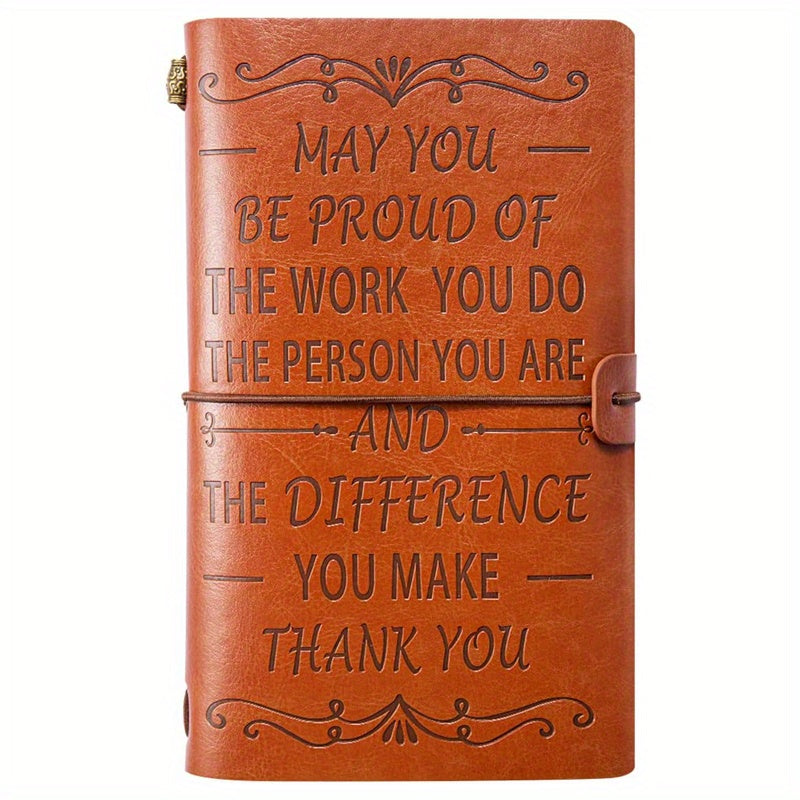 136 Sheets Leather Sketch Book Journal Notebook For Travel