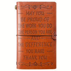 136 Sheets Leather Sketch Book Journal Notebook For Travel
