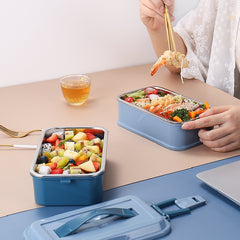 1pc SUS304 Insulated 2 Layers Lunch Box Good looking Appearance Lunch Box