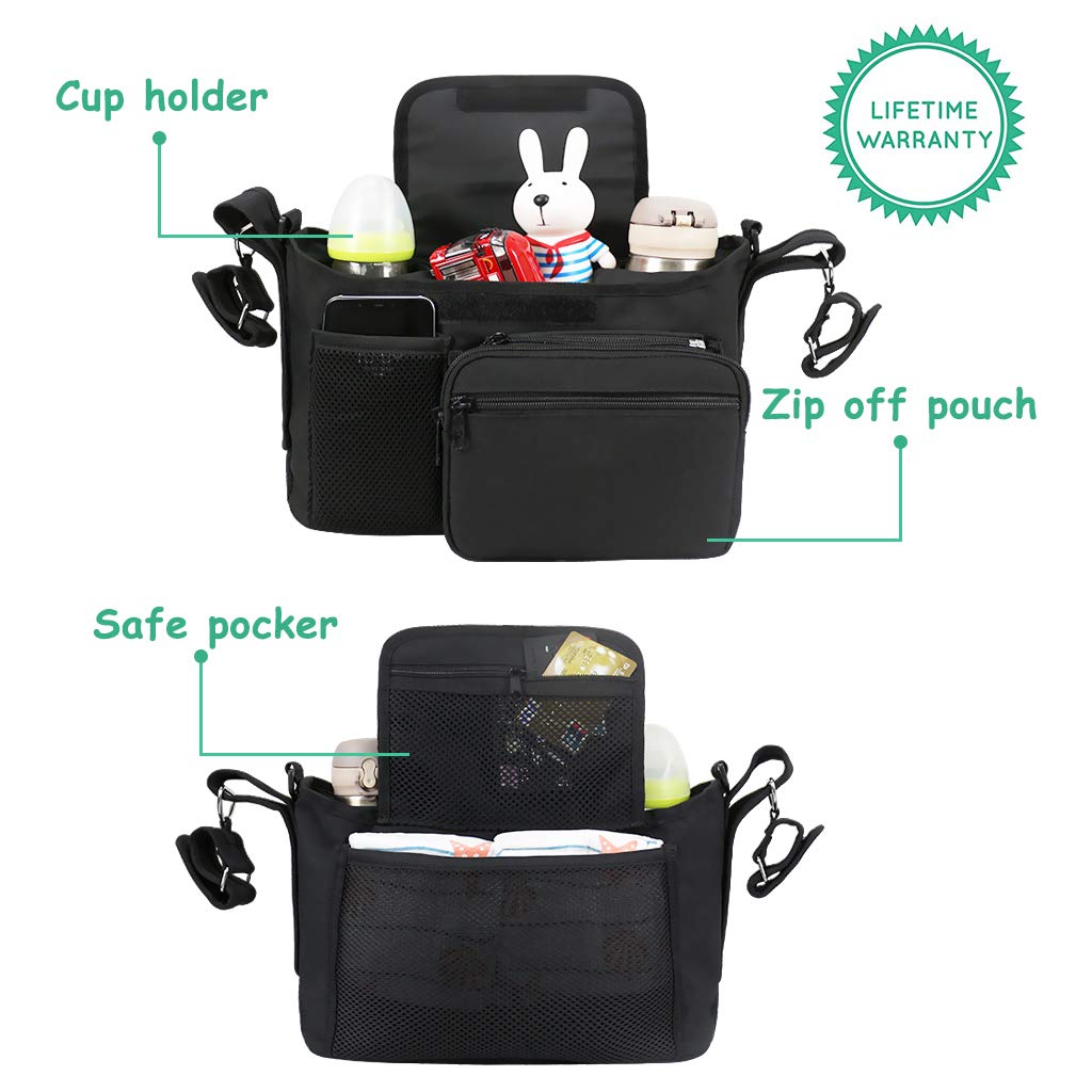 Stroller Organizer Non Slip Stroller Cup Holder Baby Travel Accessories