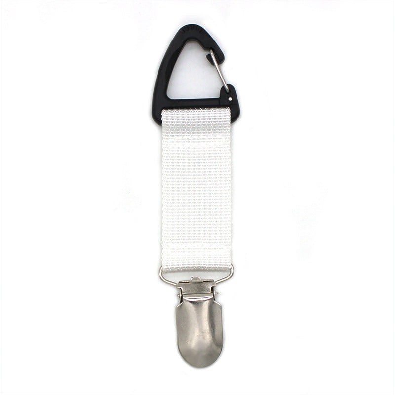 2pcs Outdoor Straw Hat Clips Portable Bag Clip