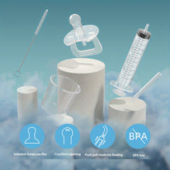Infant Medicine Syringe Pacifier for Easy Feeding