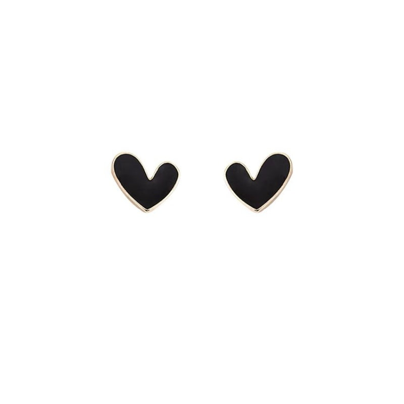 Reed Heart Stud Earrings Romantic Stud Earrings For Girls
