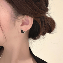 Reed Heart Stud Earrings Romantic Stud Earrings For Girls