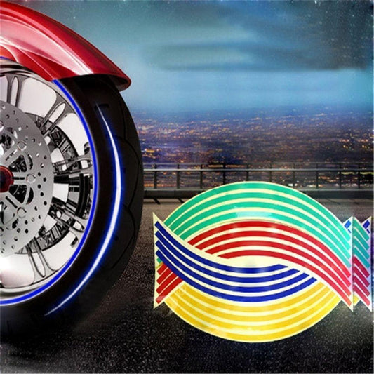 Waterproof Reflective Edge Sticker for Night Safety on Motorcycle