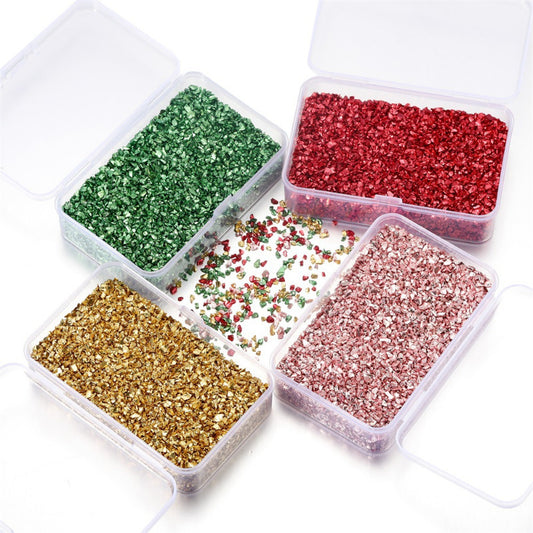 30g Crushed Glass Stones Epoxy Resin Mold Filler Jewelry Making Supplies