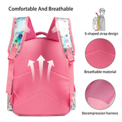 Girls Sequin School Backpack with Pencil Case