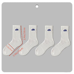 4 Pairs Men's Winter Sports Mid-calf Socks