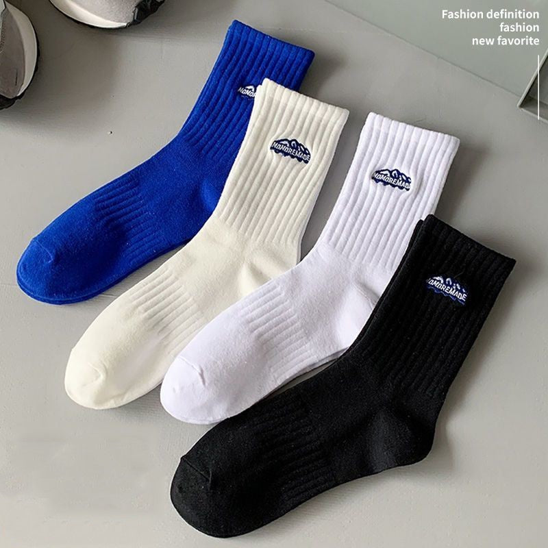 4 Pairs Men's Winter Sports Mid-calf Socks
