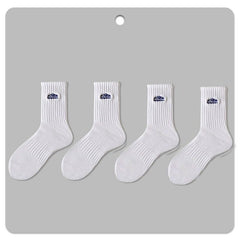 4 Pairs Men's Winter Sports Mid-calf Socks