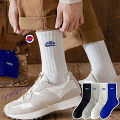 4 Pairs Men's Winter Sports Mid-calf Socks