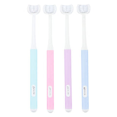 3-Sided Toothbrush Soft Bristles Sensitive Gums Deep Cleaning Oral Care